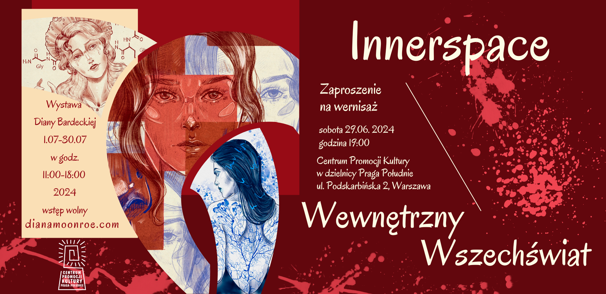 Innerspace — Wewnętrzny Wszechświat wernisaż wystawy Diany Bardeckiej